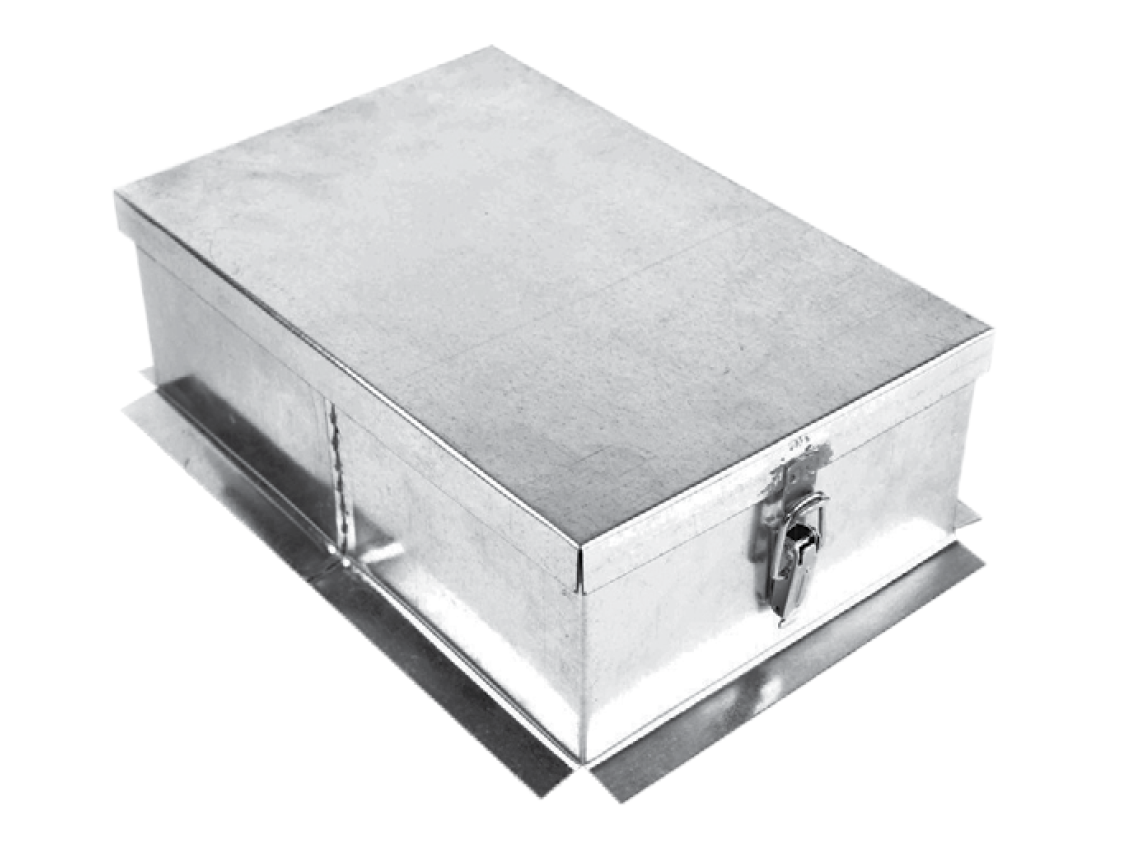 Лючок для прочистки прямоугольных воздуховодов